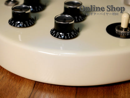 USED 2021 Gibson Custom Shop Historic Collection 1961 SG Standard Reissue Stop Bar Polaris White VOS
