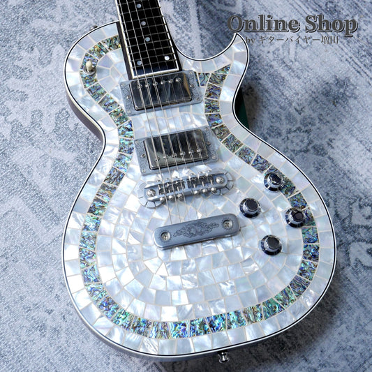 USED 2014 Zemaitis Custom Shop CS24PF Pearl Front "Little Ring"