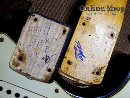 USED 2021 Fender Custom Shop Custom22F Stratocaster "Reverse Headstock" Journeyman Relic Wide Faded 2-Color Sunburst