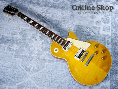 USED 2017 Gibson Custom Shop 1958 Les Paul Standard "HRM" Green Lemon Light Aged