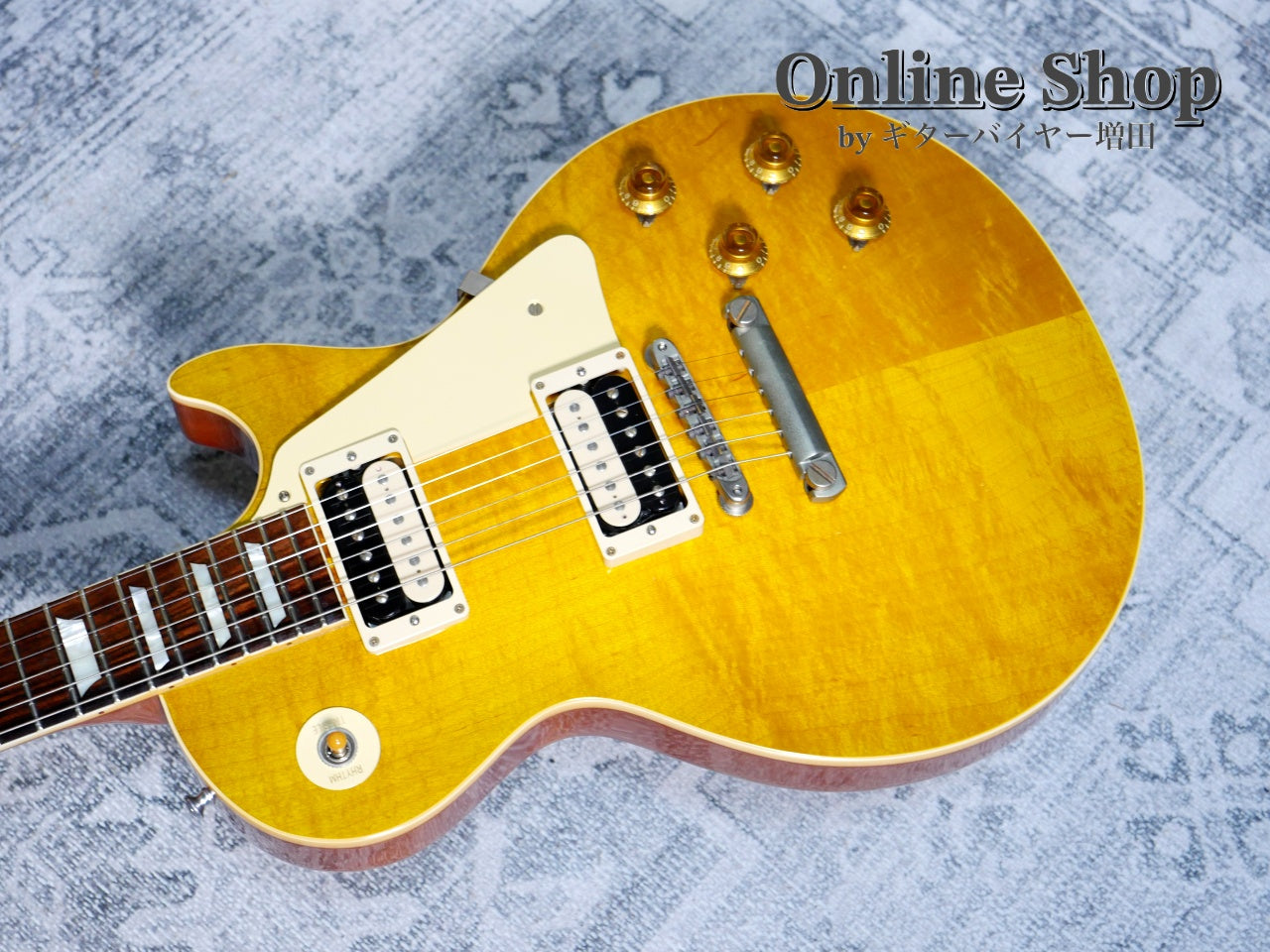 USED 2017 Gibson Custom Shop 1958 Les Paul Standard "HRM" Green Lemon Light Aged