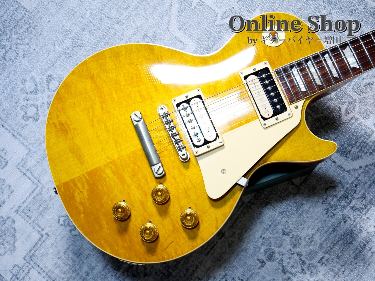 USED 2017 Gibson Custom Shop 1958 Les Paul Standard "HRM" Green Lemon Light Aged