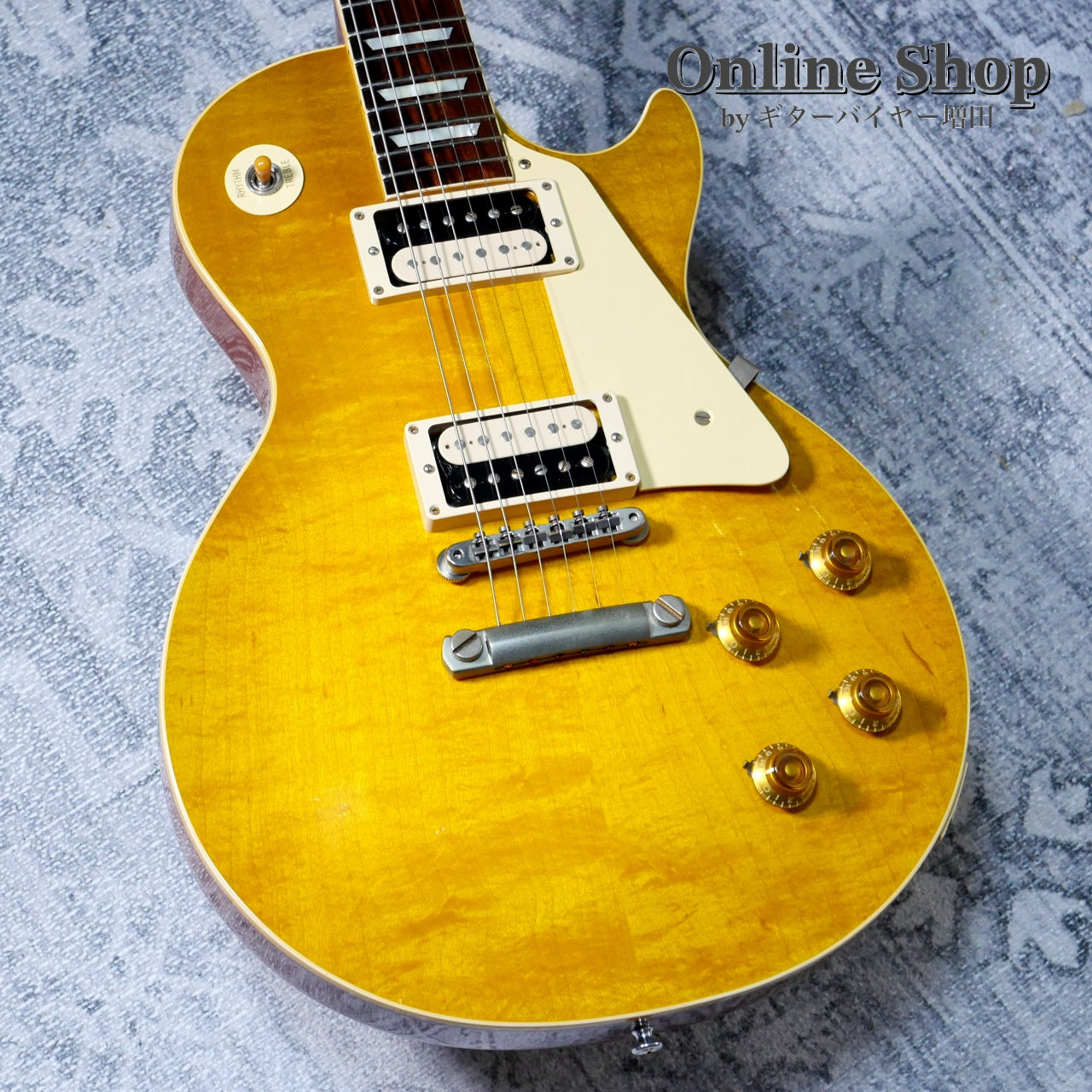 USED 2017 Gibson Custom Shop 1958 Les Paul Standard "HRM" Green Lemon Light Aged