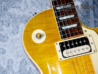 USED 2017 Gibson Custom Shop 1958 Les Paul Standard "HRM" Green Lemon Light Aged