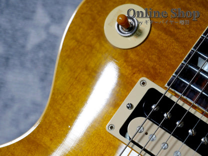 USED 2017 Gibson Custom Shop 1958 Les Paul Standard "HRM" Green Lemon Light Aged