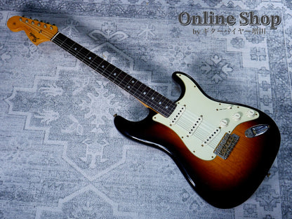 USED 2021 Fender Custom Shop Custom22F Stratocaster "Reverse Headstock" Journeyman Relic Wide Faded 2-Color Sunburst