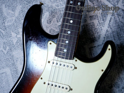 USED 2021 Fender Custom Shop Custom22F Stratocaster "Reverse Headstock" Journeyman Relic Wide Faded 2-Color Sunburst
