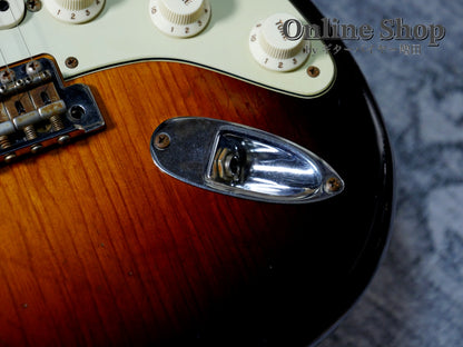 USED 2021 Fender Custom Shop Custom22F Stratocaster "Reverse Headstock" Journeyman Relic Wide Faded 2-Color Sunburst