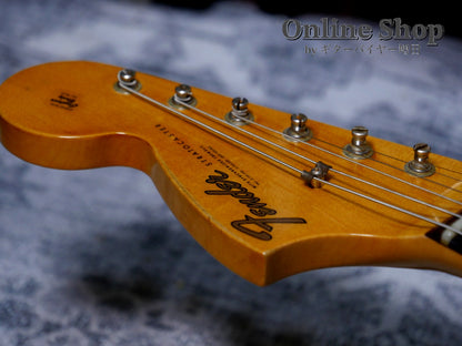 USED 2021 Fender Custom Shop Custom22F Stratocaster "Reverse Headstock" Journeyman Relic Wide Faded 2-Color Sunburst
