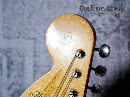 USED 2021 Fender Custom Shop Custom22F Stratocaster "Reverse Headstock" Journeyman Relic Wide Faded 2-Color Sunburst