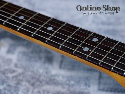 USED 2021 Fender Custom Shop Custom22F Stratocaster "Reverse Headstock" Journeyman Relic Wide Faded 2-Color Sunburst