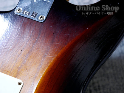 USED 2021 Fender Custom Shop Custom22F Stratocaster "Reverse Headstock" Journeyman Relic Wide Faded 2-Color Sunburst