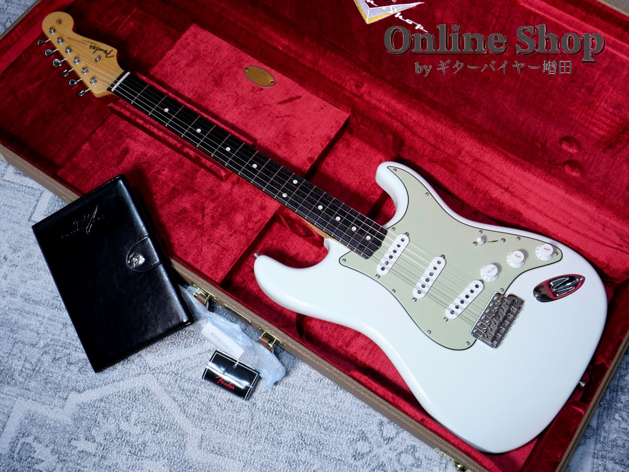 USED 2024 Fender Custom Shop 1961 Stratocaster Time Capsule Package Olympic White