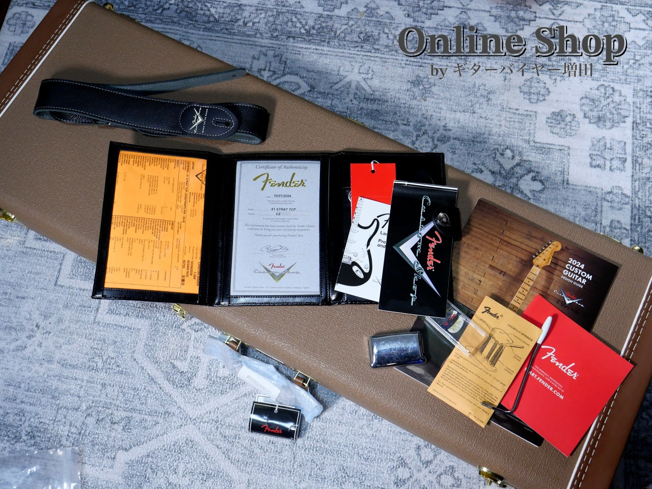 USED 2024 Fender Custom Shop 1961 Stratocaster Time Capsule Package Olympic White