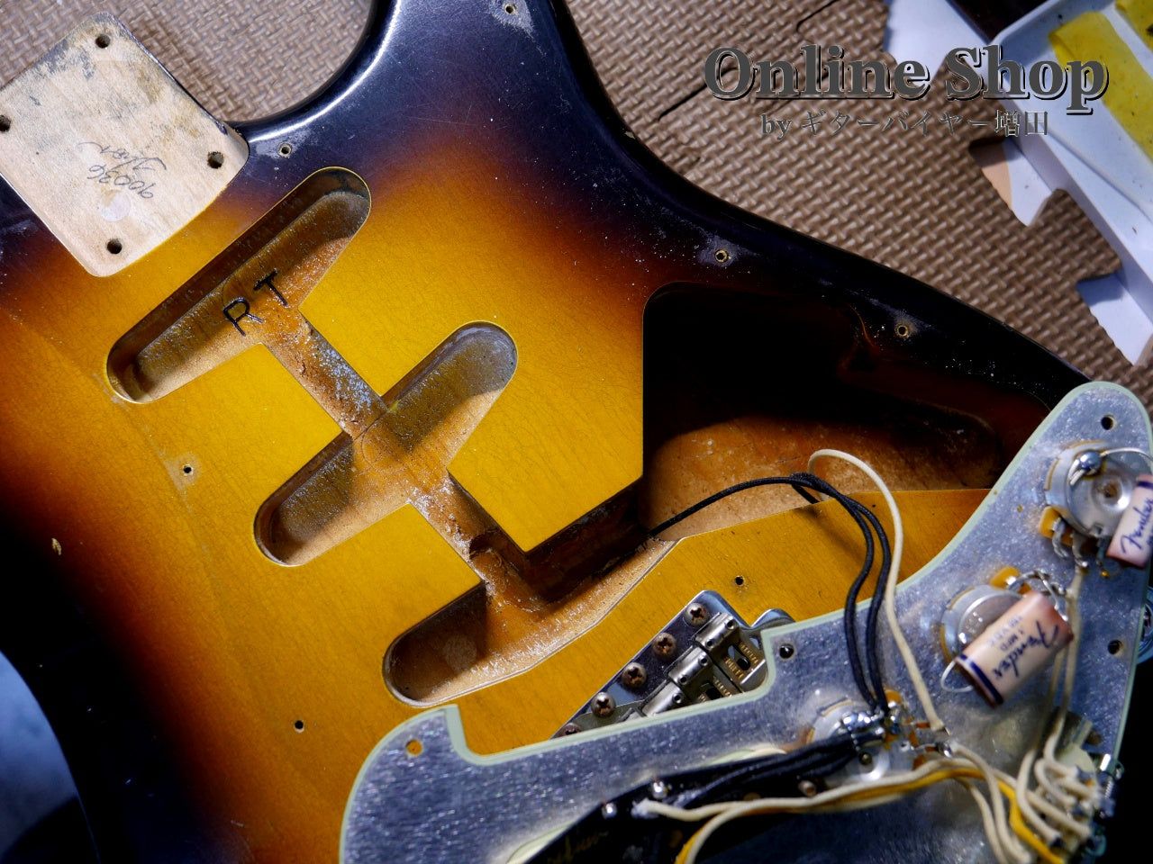 USED 2020 Fender Custom Shop MBS "Ron Thorn" 1962 Stratocaster Relic Wide Black 2 Color Sunburst