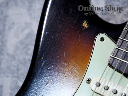 USED 2020 Fender Custom Shop MBS "Ron Thorn" 1962 Stratocaster Relic Wide Black 2 Color Sunburst