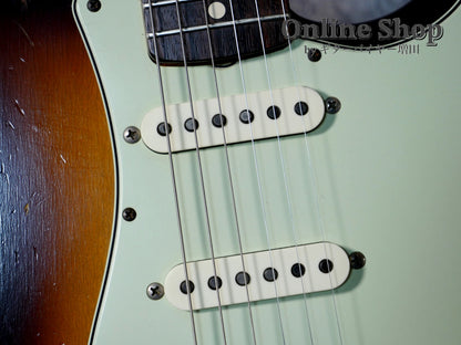 USED 2020 Fender Custom Shop MBS "Ron Thorn" 1962 Stratocaster Relic Wide Black 2 Color Sunburst
