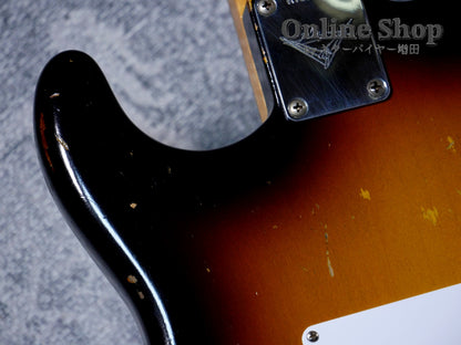 USED 2020 Fender Custom Shop MBS "Ron Thorn" 1962 Stratocaster Relic Wide Black 2 Color Sunburst