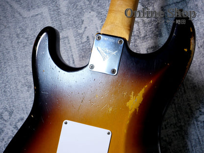 USED 2020 Fender Custom Shop MBS "Ron Thorn" 1962 Stratocaster Relic Wide Black 2 Color Sunburst