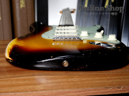 USED 2020 Fender Custom Shop MBS "Ron Thorn" 1962 Stratocaster Relic Wide Black 2 Color Sunburst