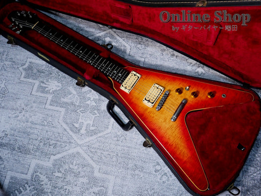 VINTAGE/USED 1981 Gibson "The V" CMT Cherry Sunburst