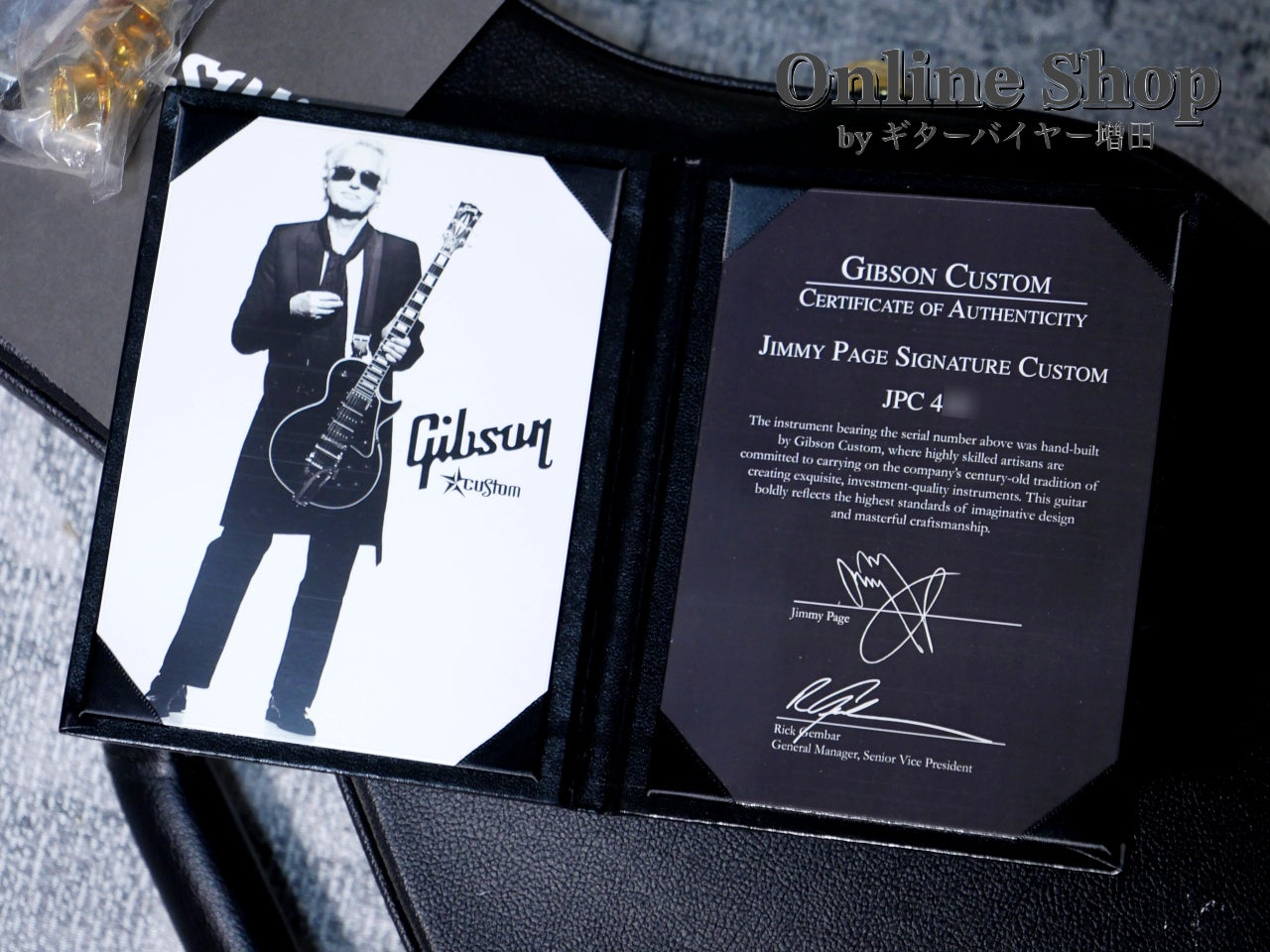 USED 2008 Gibson Custom Shop Jimmy Page Signature Les Paul Custom Ebony VOS