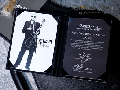 USED 2008 Gibson Custom Shop Jimmy Page Signature Les Paul Custom Ebony VOS