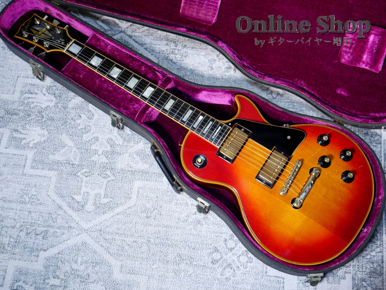 VINTAGE 1973 Gibson Les Paul Custom Cherry Sunburst – ギター