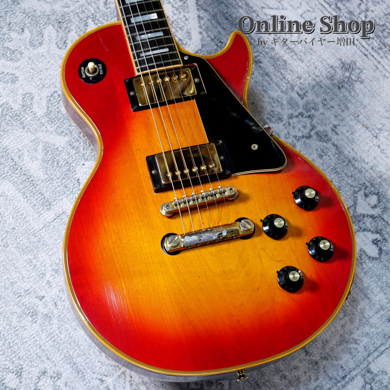 VINTAGE 1973 Gibson Les Paul Custom Cherry Sunburst