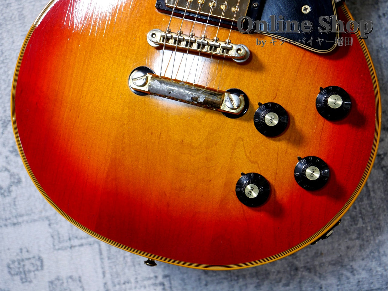 VINTAGE 1973 Gibson Les Paul Custom Cherry Sunburst – ギター