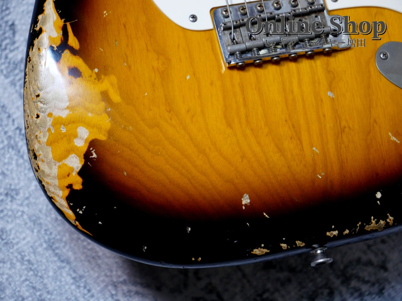 USED 2022 Xotic XSC-2 "5A Flame Maple Neck" 2-Tone Burst / Maple Heavy Aged