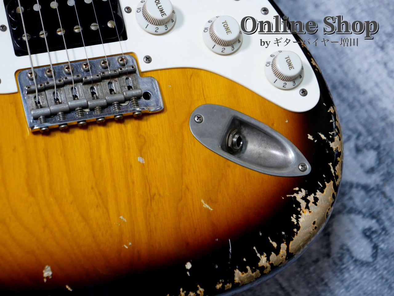 USED 2022 Xotic XSC-2 "5A Flame Maple Neck" 2-Tone Burst / Maple Heavy Aged