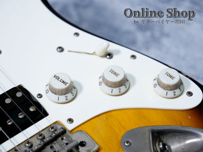 USED 2022 Xotic XSC-2 "5A Flame Maple Neck" 2-Tone Burst / Maple Heavy Aged