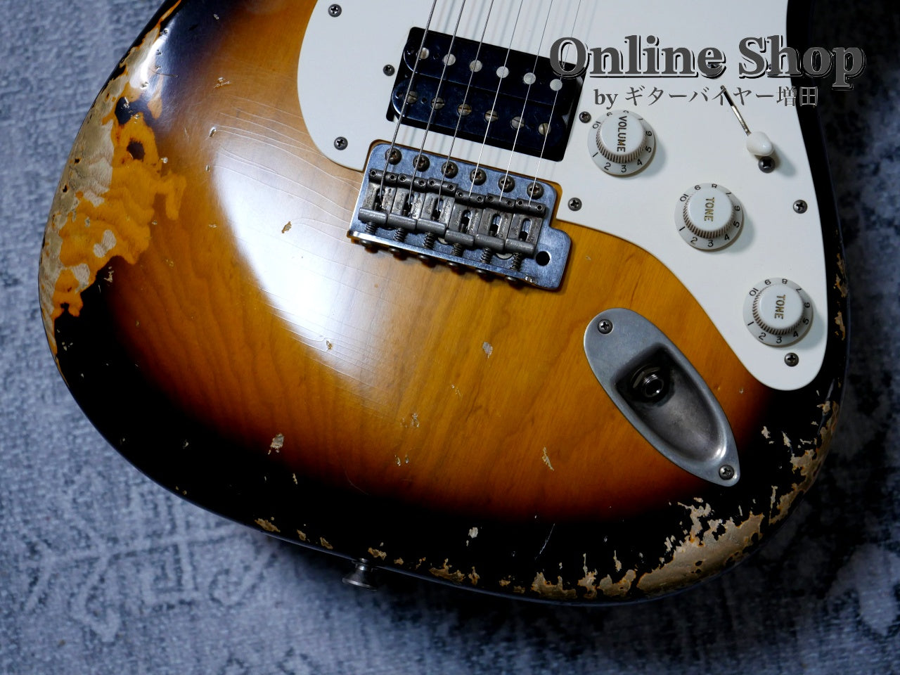 USED 2022 Xotic XSC-2 "5A Flame Maple Neck" 2-Tone Burst / Maple Heavy Aged