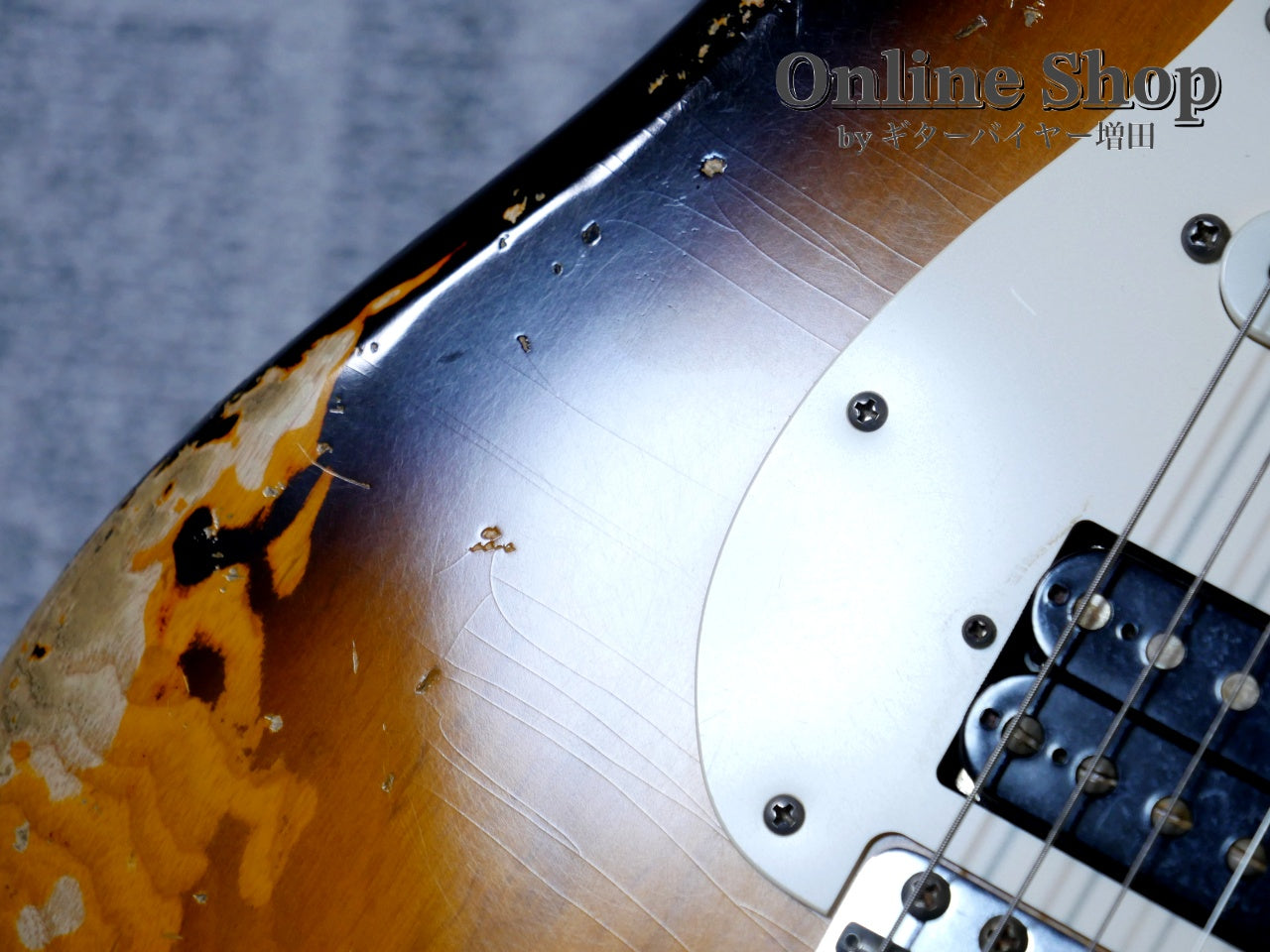 USED 2022 Xotic XSC-2 "5A Flame Maple Neck" 2-Tone Burst / Maple Heavy Aged