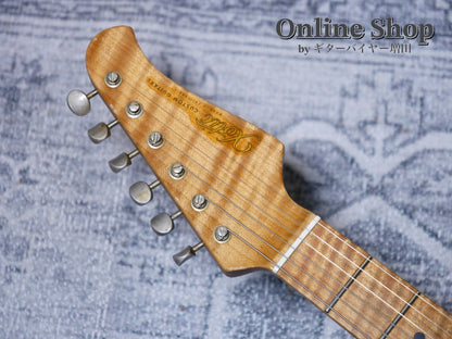 USED 2022 Xotic XSC-2 "5A Flame Maple Neck" 2-Tone Burst / Maple Heavy Aged