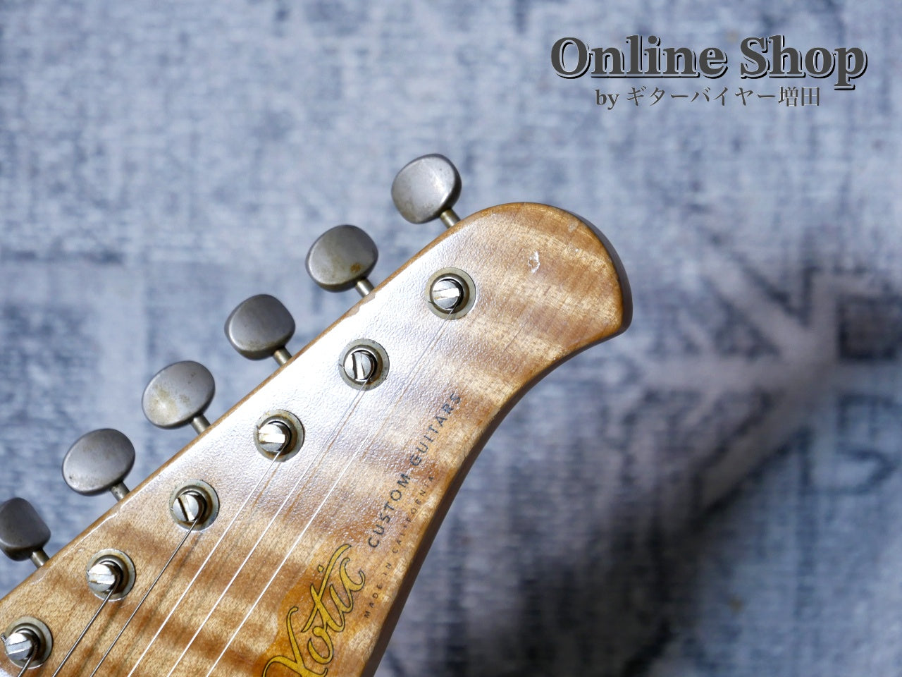 USED 2022 Xotic XSC-2 "5A Flame Maple Neck" 2-Tone Burst / Maple Heavy Aged