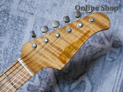 USED 2022 Xotic XSC-2 "5A Flame Maple Neck" 2-Tone Burst / Maple Heavy Aged