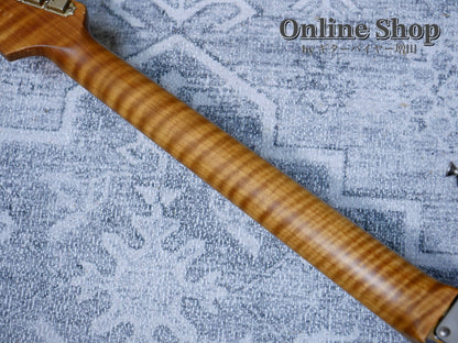 USED 2022 Xotic XSC-2 "5A Flame Maple Neck" 2-Tone Burst / Maple Heavy Aged