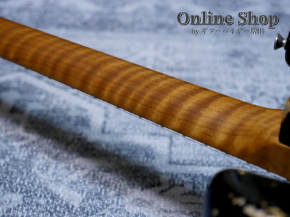 USED 2022 Xotic XSC-2 "5A Flame Maple Neck" 2-Tone Burst / Maple Heavy Aged