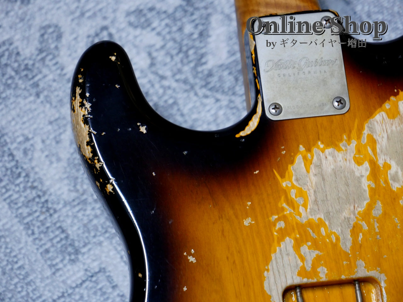 USED 2022 Xotic XSC-2 "5A Flame Maple Neck" 2-Tone Burst / Maple Heavy Aged