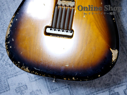 USED 2022 Xotic XSC-2 "5A Flame Maple Neck" 2-Tone Burst / Maple Heavy Aged