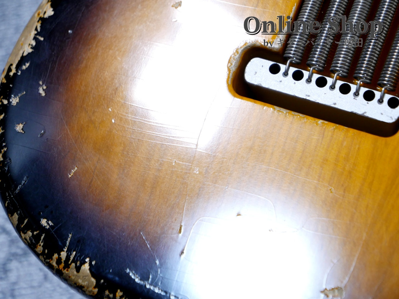 USED 2022 Xotic XSC-2 "5A Flame Maple Neck" 2-Tone Burst / Maple Heavy Aged