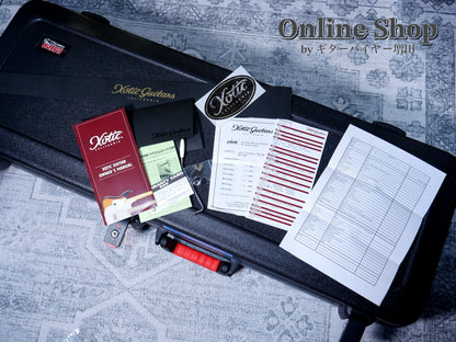 USED 2022 Xotic XSC-2 "5A Flame Maple Neck" 2-Tone Burst / Maple Heavy Aged