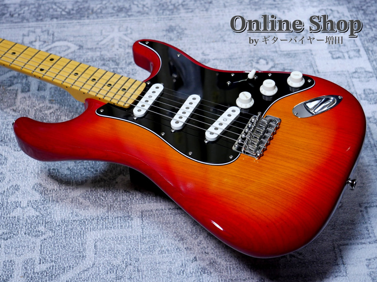 USED 2024s K.Nyui Custom Guitars KNST MH Cherry Sunburst / Maple