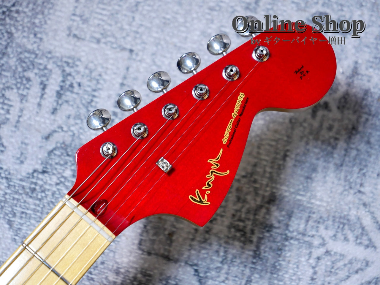 USED 2024s K.Nyui Custom Guitars KNST MH Cherry Sunburst / Maple