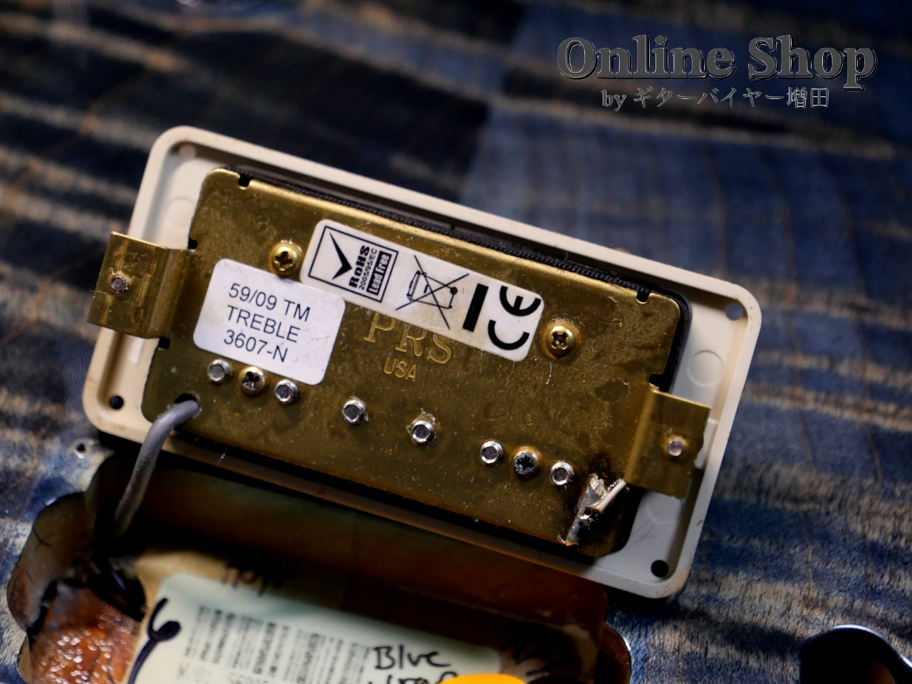 USED 2014 Paul Reed Smith Custom 24 Semi-hollow 10Top Faded Blue Burst