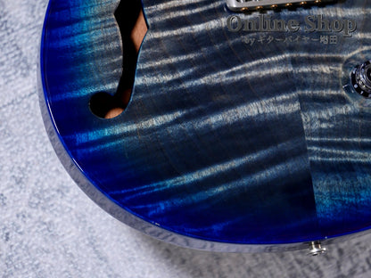 USED 2014 Paul Reed Smith Custom 24 Semi-hollow 10Top Faded Blue Burst