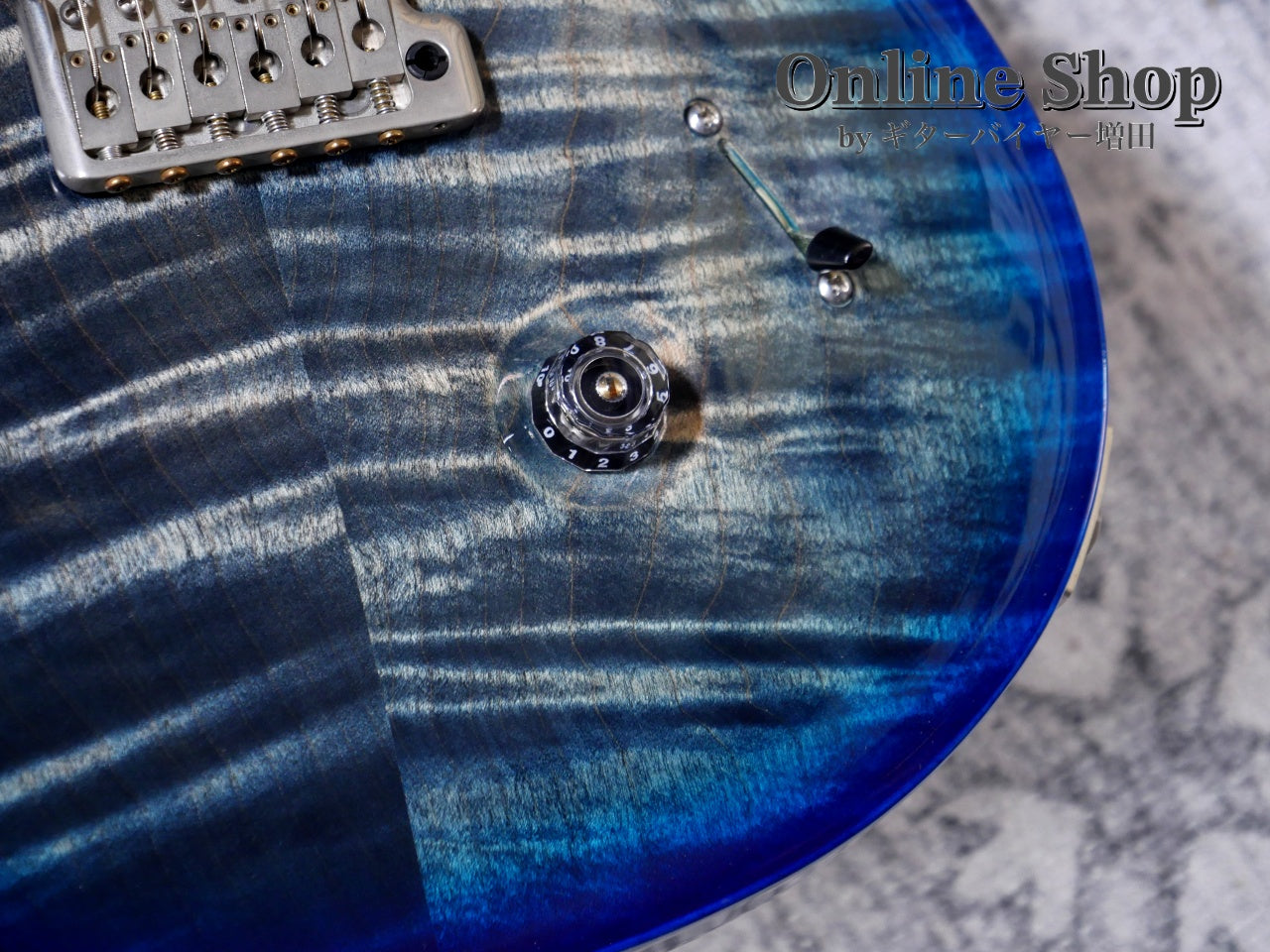 USED 2014 Paul Reed Smith Custom 24 Semi-hollow 10Top Faded Blue Burst