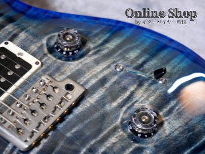 USED 2014 Paul Reed Smith Custom 24 Semi-hollow 10Top Faded Blue Burst